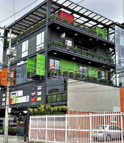 Container building in Bogotá.