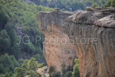 Paisaje kárstico en la sierra de Cuenca