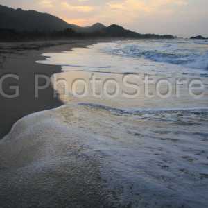 The Atlantic Ocean bathes the beaches of Tayrona