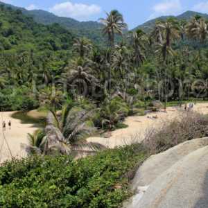 Hiking routes in Tayrona