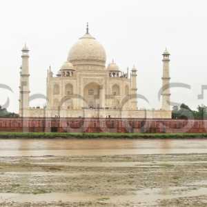 Taj Mahal view from Yamuna river