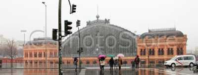 Snowing in Atocha