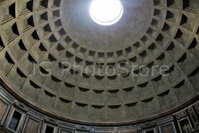The impressive Pantheon in Rome.