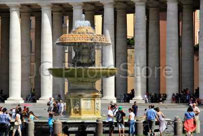Plaza de San Pedro en Roma.