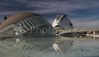 The City of the Arts and Sciences in Valencia.