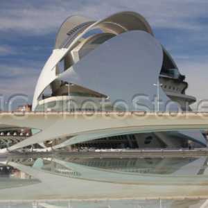 Ovoidal roof of the Hemispheric in Valencia.