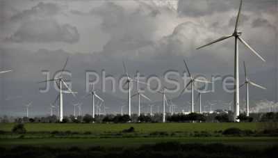 Wind farms around Tarifa.