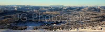 The ski resort of Norefjell