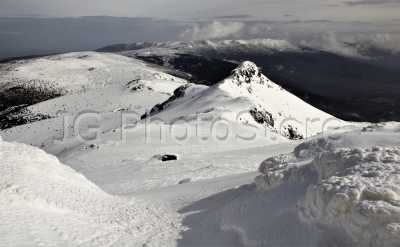 Snowed summits of Peñalara