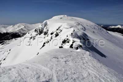 Peñalara's snow summit