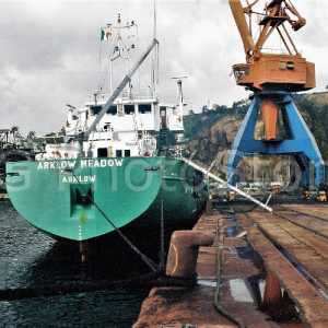 Vessel from Arklow Shipping discharging coal in Gijon
