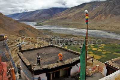 View of the Spiti river